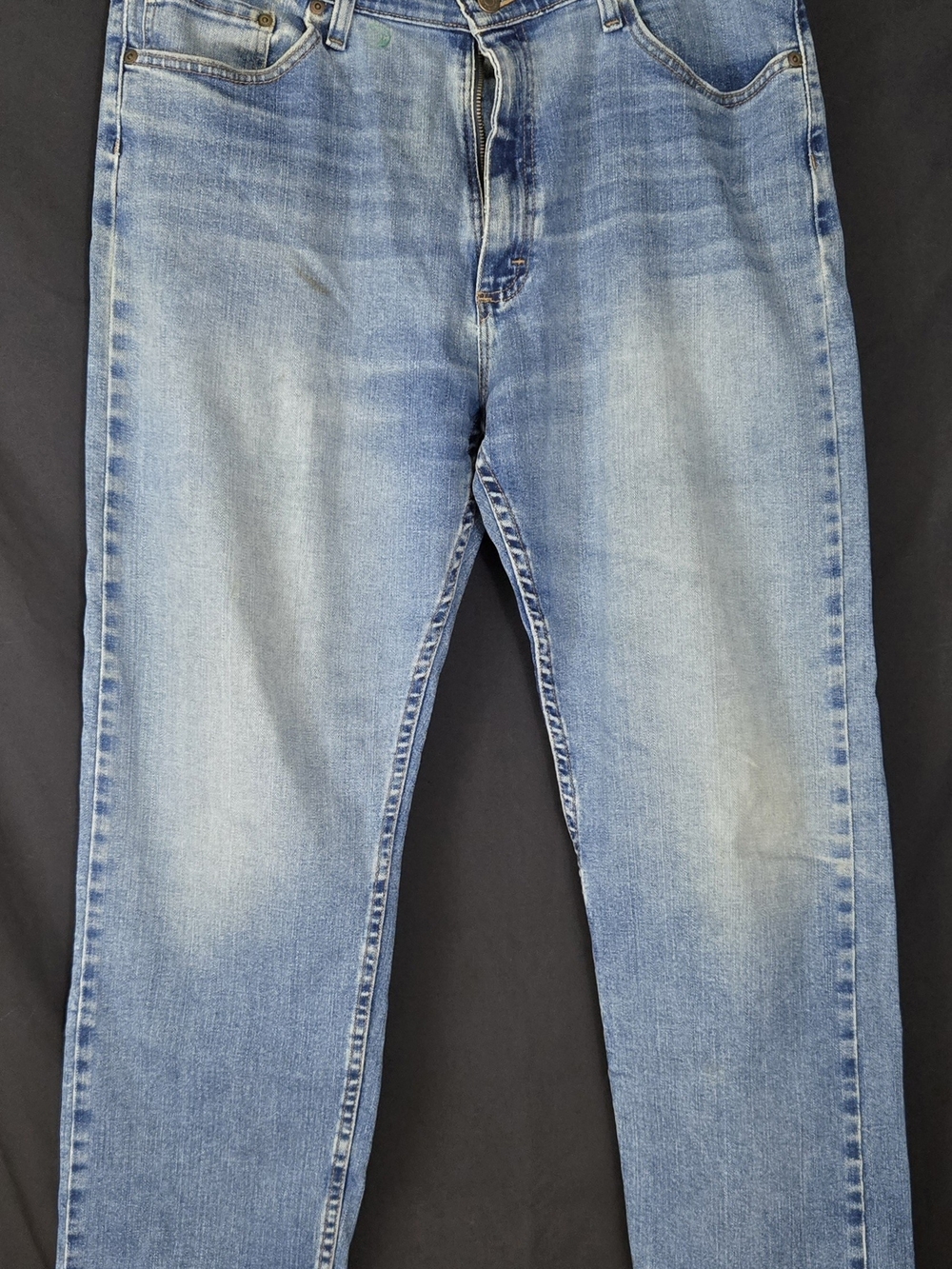 Wrangler Light Blue Straight Leg Jeans 36x29 #319